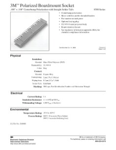 3M(TM) .100 in.Plr.BMSkt,.100"x.100"CtrBmp.,Strt.Sldr.Tls,TS0413 (EN)