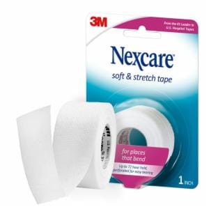 Nexcare Soft & Stretch Tape 751, 1 in x 216 in (25,4 mm x 5,48 m) image Nexcare Soft & Stretch Tape 751, 1 in x 216 in (25,4 mm x 5,48 m)image