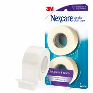 Nexcare Durable Cloth First Aid Tape 791-2PK, 1 in x 360 in image Nexcare Durable Cloth First Aid Tape 791-2PK, 1 in x 360 inimage