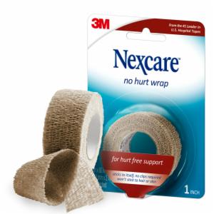 Nexcare No Hurt Wrap NHT-1, 1 in x 80 in (25,4 mm x 2 m) Unstretchedimage