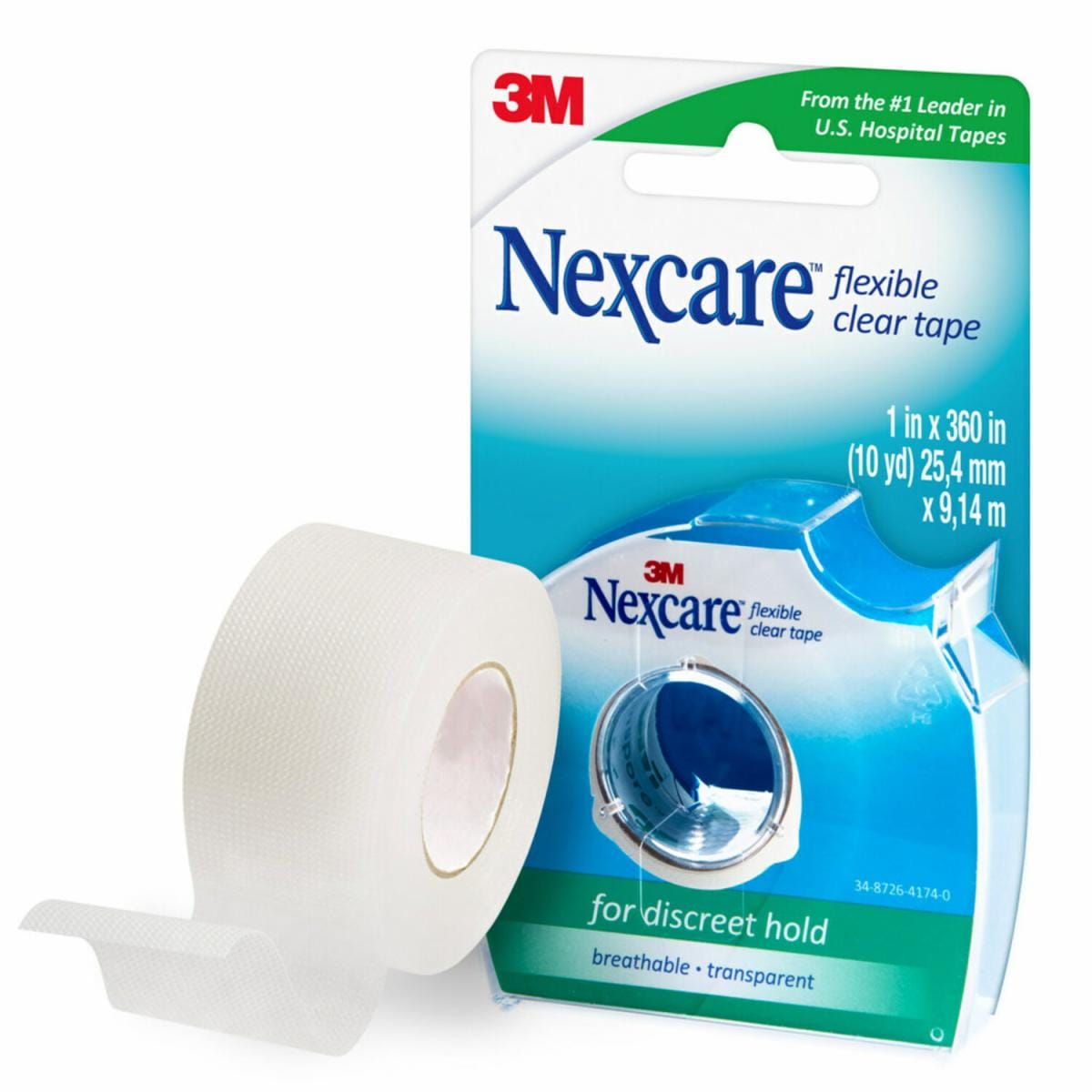 Nexcare Flexible Clear First Aid Tape Dispenser 778