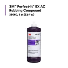 3M™ Perfect-It™ EX AC Rubbing Compound, 36060, 1 qt (32 fl oz)