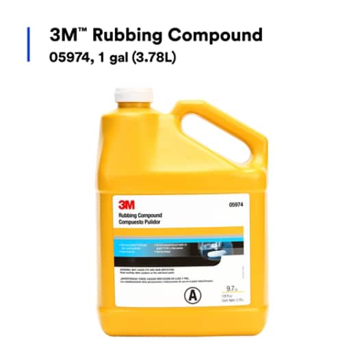 3m 05974 3M™ Rubbing Compound, 05974, 1 gal (3.78L), 4 per case | 3M United States