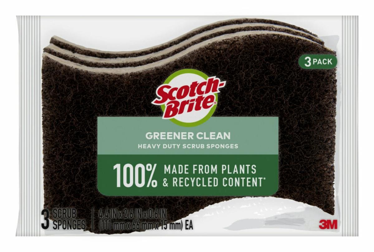 Scotch-Brite Greener Clean Heavy Duty Scrub Sponge 87033