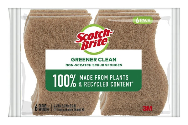 Scotch-Brite Greener Clean Non-Scratch Scrub Sponge 97036