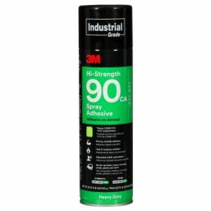 3M™ Hi-Strength Spray Adhesive 90CA, Low VOC <25%, Clear, 24 fl oz (Net Wt 19 oz), 12 Can/Case image 3M™ Hi-Strength Spray Adhesive 90CA, Low VOC <25%, Clear, 24 fl oz (Net Wt 19 oz), 12 Can/Caseimage