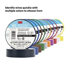 Identify wires quickly with multiple colors to choose from