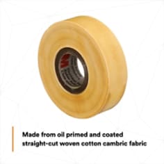 Made from oil primed and coated straight-cut woven cotton cambric fabric