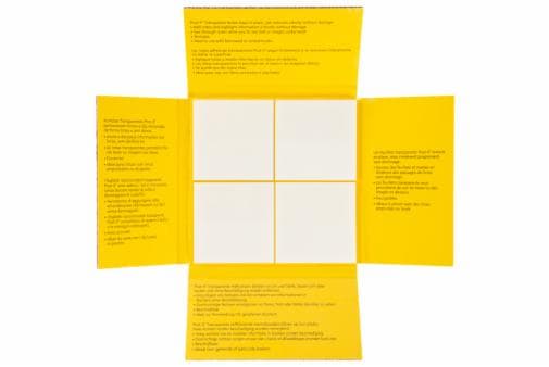 Post-it(R) Transparent Notes 600-TRSPT-SIOC, 2-7/8 in x 2-7/8 in (73 mm x 73 mm)