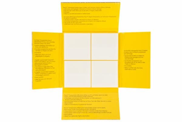 Post-it Transparent Notes 600-TRSPT-SIOC