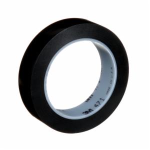 3M™ Vinyl Tape 471, Black, 1 in x 36 yd, 5.2 mil, 36 Roll/Case, Individually Wrapped Conveniently Packaged image 3M™ Vinyl Tape 471, Black, 1 in x 36 yd, 5.2 mil, 36 Roll/Case, Individually Wrapped Conveniently Packagedimage
