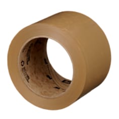 Scotch® Box Sealing Tape 371, Tan, 72 mm x 100 m, 24/Case
