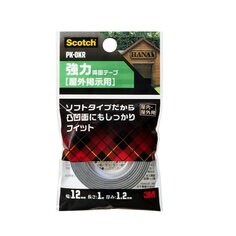 スコッチ® 強力両面テープ 屋外掲示用 PK-OKR, 12 mm x 1 m
