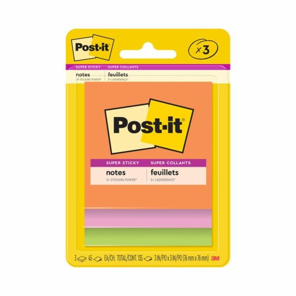 Post-it Super Sticky Notes 3321-SSAU