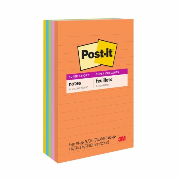 Post-it Super Sticky Notes 660-5SSUC