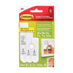 A pack of Command™ White Picture Hanging Strip Mixed Pack 17218-16EF