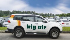 Big air SUV with 3M™ Controltac™ Print Film 40C and 3M™ Scotchcal™ Overlaminate 8509