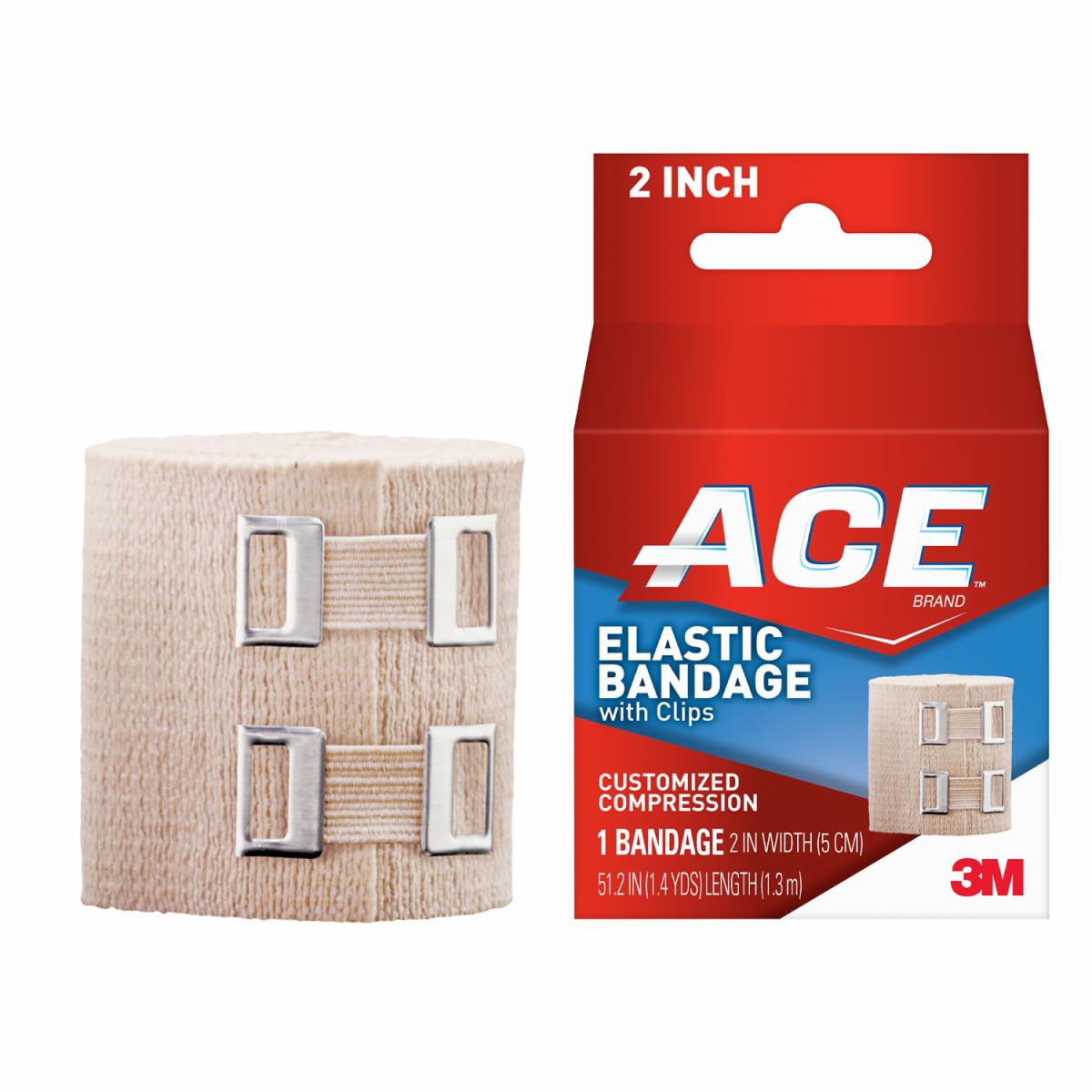 ACE Elastic Bandage w/clips 207310