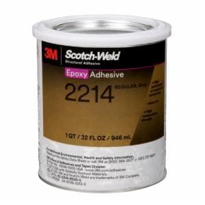 3M™ Scotch-Weld Epoxy Adhesive 2214, Regular, Gray, 1 Quart, 2 Can/Caseimage