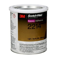 3M™ Scotch-Weld™ Epoxy Adhesive, 2214, grey, 1 qt. (950 ml)