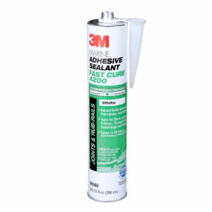 3M™ Marine Adhesive Sealant 4200FC, Fast Cure, White, 295 mL Cartridge, 12/Case image 3M™ Marine Adhesive Sealant 4200FC, Fast Cure, White, 295 mL Cartridge, 12/Caseimage