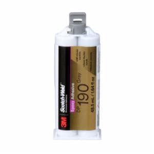 3M™ Scotch-Weld Epoxy Adhesive DP190, Gray, 48.5 mL Duo-Pak, 12/Case image 3M™ Scotch-Weld Epoxy Adhesive DP190, Gray, 48.5 mL Duo-Pak, 12/Caseimage