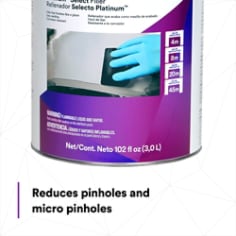 Reduces pinholes and micro pinholes