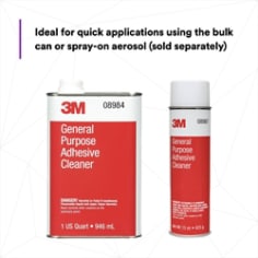 Ideal for quick applications using the bulk can or spray-on aerosol (sold separately)