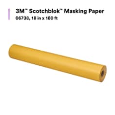 3M™ Scotchblok™ Masking Paper, 06738, 18 in x 180 ft