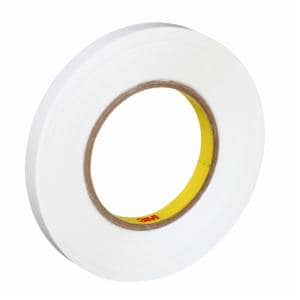 3M™ Double Coated Tape 9579, White, 1/2 in x 36 yd, 9 mil, 72 Roll/Caseimage