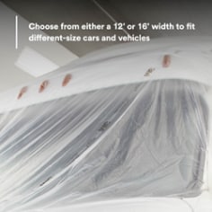 Choose from either a 12' or 16' width to fit different-size cars and vehicles