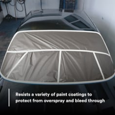 Resists a variety of paint coatings to protect from overspray and bleed through