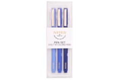 Noted by Post-it® Pens, NTD6-PEN5, Blue, 3 Pens/pack