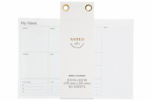Post-it Weekly Calendar NTD8-WCAL-1, 10 in x 7 in (25.4 cm x 17.7 cm)image