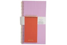 Noted by Post-it® Notebook Set, NTD6-NBSET-1, 2 pack, 3in x 6in 120pgs, and 5.5in x 10in 150pgs