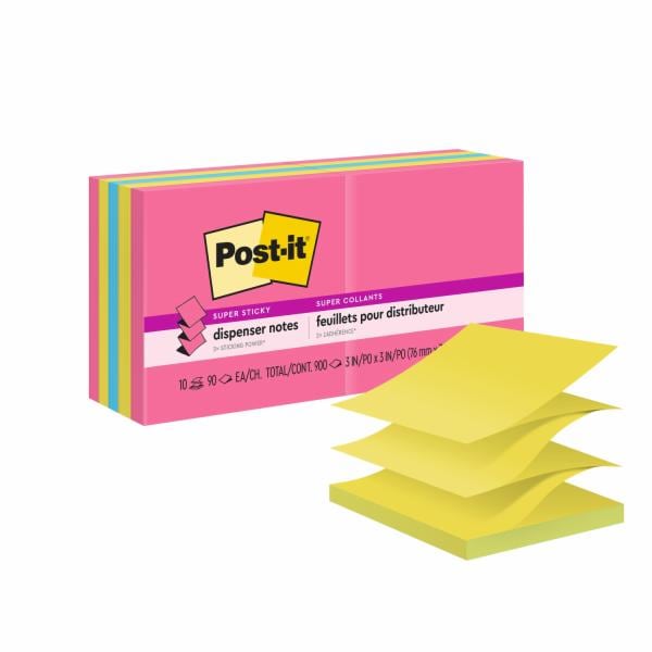 Post-it Super Sticky Pop-up Notes R330-10SSPGO