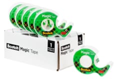 Scotch® Magic™ Invisible Tape 6122-SIOC, 3/4 in x 650 in (19 mm x 16.5 m)