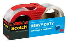 Scotch® Shipping Packaging Tape, Heavy Duty, 3850-2-1RD-DC, 2pk