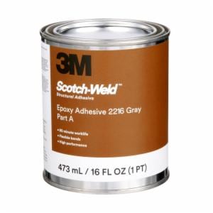 3M™ Scotch-Weld Epoxy Adhesive 2216, Gray, Part B/A, 1.66 Pint, 6 Kit/Caseimage