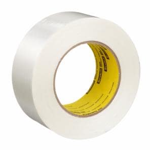 Scotch Filament Tape 893, Clear, 36 mm x 55 m, 6 mil, 24 Roll/Caseimage