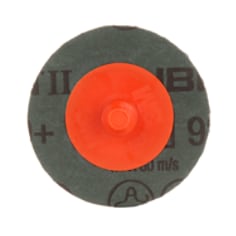 A 3M™ Cubitron™ II Roloc™ Fibre Disc, 987C, TR, 60+, 2 in