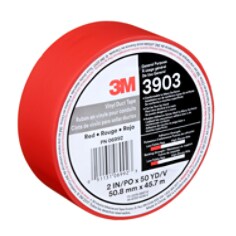 A 3M™ Vinyl Duct Tape, 3903, red, 2 in x 50 yd (50.8 mm x 45.7 m)