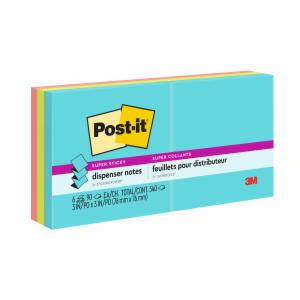 Post-it Super Sticky Dispenser Pop-up Notes R330-6SSMIA, 3 in x 3 in (76 mm x 76 mm), 100% PEFC, SGSCH-PEFC-COC-110078image