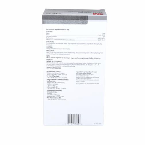 3M™ Respirator Cleaning Wipe - 100/Box, 5 box/case