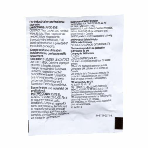 3M™ Respirator Cleaning Wipe - 100/Box, 5 box/case