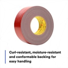 Curl-resistant, moisture-resistant and conformable backing for easy handling
