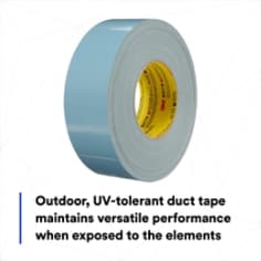 Outdoor, UV-tolerant duct tape maintains versatile performance when exposed to the elements