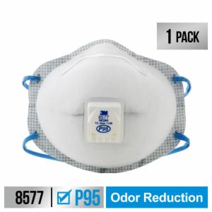 3M™ Paint Odor Valved Respirator, 8577P1-C-PS, 1 ea/pk, 6 pks/csimage