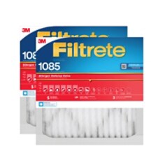 Filtrete™ MPR 1500 Micro Allergen Extra Reduction HVAC Filter in its red and blue packaging