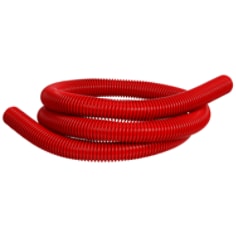 A 3M Random Orbital Sander Vacuum Hose 28301, Red, 1 in x 6 ft